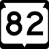 State Trunk Highway 82 marker