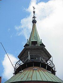 Detail of the ridge turret