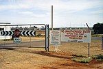 The entrance of the Woomera IRPC.