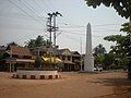 Town center and monument