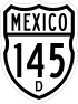 Federal Highway 145D shield