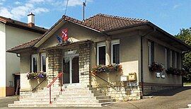 The town hall in Dampierre-sur-le-Doubs