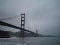 The bridge before a winter storm