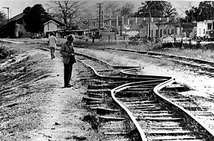 Aftermath of 1976 earthquake in Guatemala