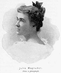 Sketch of Julia Magruder from Munsey's Magazine 1895