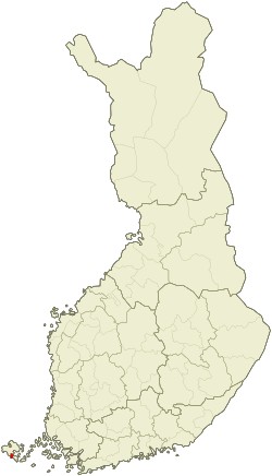 Location of Mariehamn sub-region