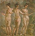 The three graces, a popular motif to the present time