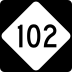 North Carolina Highway 102 marker