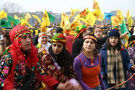 Newroz celebration by the Kurds in Istanbul, 2006