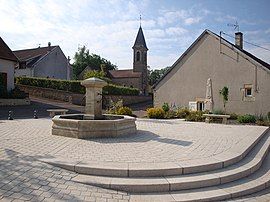 The Place Saint-Martin in Verseilles-le-Bas