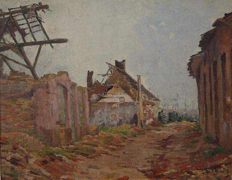 File:Ruines à Reninghe-1917.JPG