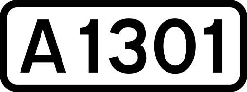 File:UK road A1301.svg