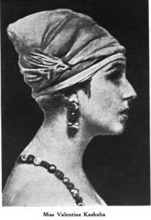 Valentina Kachouba, from a 1919 publication.