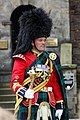 Band Sergeant Major from the Band of The Royal Regiment of Scotland at Edinburgh Castle, celebrating the Diamond Jubilee of Queen Elizabeth II. June 2012.