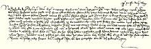 King Sigismund's charter of grant of 1409