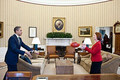 Barack Obama and Julia Gillard (2011)