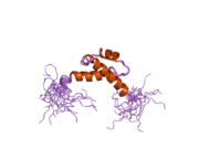 2dof: Solution structure of the fourth FF domain of human transcription factor CA150