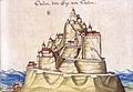 Salm Castle in 1589