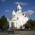 Sourp Asdvadzadzin cathedral in Acropolis, Nicosia (western view)