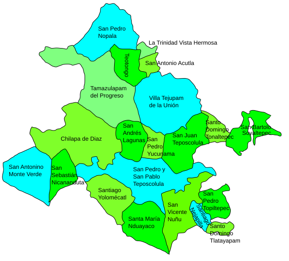 File:Teposcolula municipalities.svg