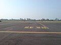 Holding point C and apron as seen in the new section of the Sultan Ismail Petra Airport