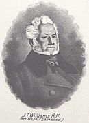 Portrait of John Tucker Williams (1789-1854), RN, Canadian politician from town of Port Hope