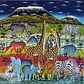 Image 42Tingatinga is one of the most widely represented forms of paintings in Tanzania, Kenya and neighbouring countries (from Culture of Africa)