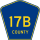 County Road 17B marker