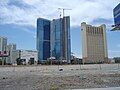 View from West Sahara Avenue; Fontainebleau is seen on the left.