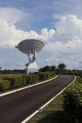 Kourou ESTRACK station antenna