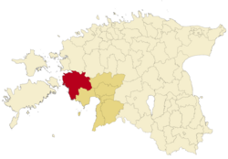 Lääneranna Parish within Pärnu County.