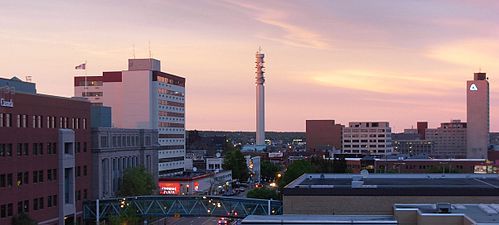 Skyline of Moncton