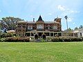 View of the house from the lawn