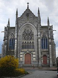 The church in Saint-Julien-de-Vouvantes