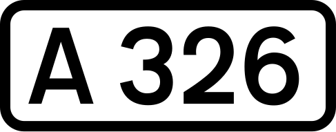 File:UK road A326.svg