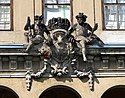 Coat of arms on the Palace Übigau with Hercules, Dresden