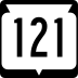 State Trunk Highway 121 marker