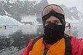 Kayaker in Waddington Bay