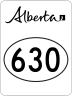 Highway 630 marker