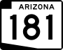 State Route 181 marker