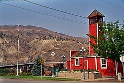 Fire hall from 1919, Ashcroft, 2006