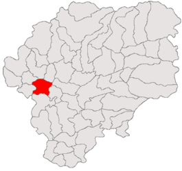 Location in Bistrița-Năsăud County