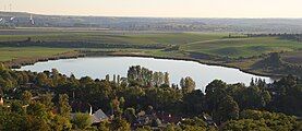 Lake Bindersee near Rollsdorf, Saxony-Anhalt