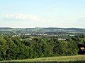 View of Exter from the north – with Wüsten (Lippe) in the background