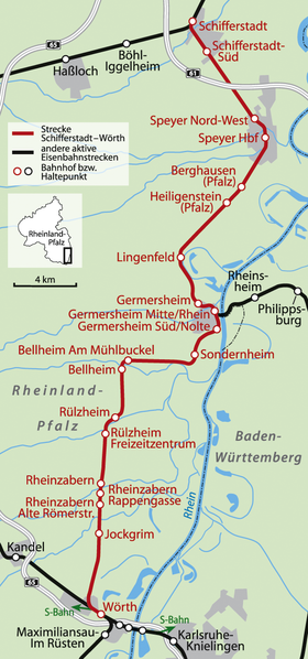 File:Karte Bahnstrecke Schifferstadt-Wörth.png