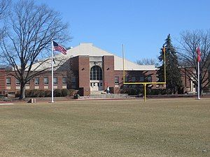 The Lavino Field House, home of Lawrenceville athletics (now part of the Tsai Field House)