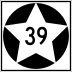 Trunk Highway 39 marker