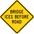 W8-13 Bridge ices before road