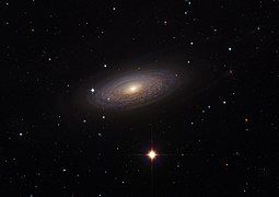 NGC 2841, a flocculent spiral galaxy