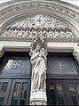 Statue of the Blessed Virgin at the entrance